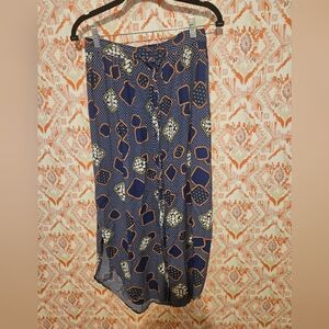 The Odells Geometric Pattern Midi Skirt